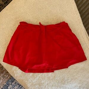 Red Tennis Skirt